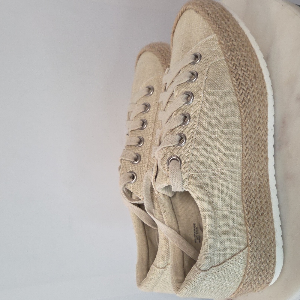 Soda Cream Espadrille Sneakers Size 9 - Picture 3 of 6